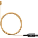 Shure UL4 UniPlex Cardioid Subminiature Lavalier Microphone for Bodypack Transmitter - TA4F (Tan)