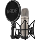 Rode NT1 NT1 5e génération en argent grand diaphragm Condenseur XLR / Microphone USB