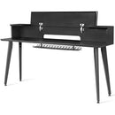 Gator Frameworks GFW-ELITEKEYTBL88-BLK Elite Furniture Series Table pour clavier 88 touches en standard (finition noire)
