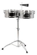Gon Bops FSTB1314 13" & 14" Fiesta Series Timbales w/ Stand