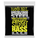 Ernie Ball 2842EB Cordes de basse Slinky en acier inoxydable - Regular .050-.105