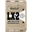 Radial Engineering LX2 Passive Line Splitter & Attenuator