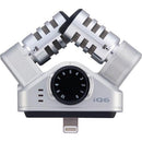 Zoom Iq6 Stereo Xy Microphone Zoomiq6 Stereo Xy Microphone For Ios Devices With Lightning Connector - Red One Music