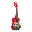 Kala Surfari Soprano Ukulele - Red One Music