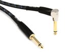 Boss BIC-10A 1/4in Straight To 1/4in Right Angle Instrument Cable - 10ft