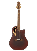 Ovation Adamas 2087GT-2 - Guitare électro-acoustique à pan coupé à corps profond - Reverse Red Burst