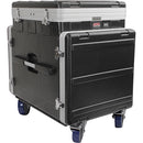 Gator GRC-12X10-PU Pop-Up Console Rack Case - 12U Pop Up, 10U Front