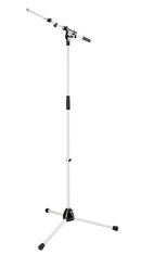 K&M 210/9 Compact Tele-Boom Mic Stand (White)