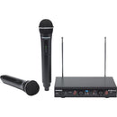 Samson Sws212Hh-E Frequency-Agile Dual-Channel Handheld Vhf Wireless System 173 To 198 Mhz - Red One Music