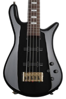 Spector EURO5BKCL Euro 5 Classic - Basse électrique 5 cordes avec micros EMG - Noir massif