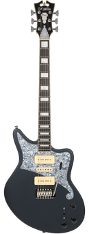 D'Angelico DAPBEDBWMSTCTR Guitare électrique (pierre mate)