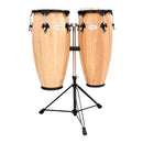 Toca 2300N Synergy Series Ensemble de congas en bois avec support (naturel)
