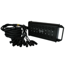 Digiflex He12-4X-25 Neutrik Rean Connectors Black Connectors With Gold Contacts - Red One Music