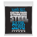 Ernie Ball 2249EB Extra Slinky Stainless Steel Wound Electric Guitar Strings 8-38
