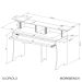 Établi de studio Glorious WORKBENCH-DW - Bois flotté