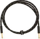Fender DELUXE Series Instrument Cable (Black Tweed) - 5ft