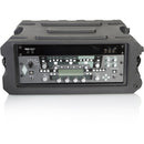 Gator G-PROR-4U-19 Boîtier de rack moulé par rotation avec roues et poignée - 4U, 19" de profondeur 