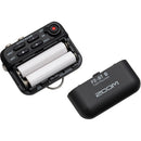 Zoom F2-BT Enregistreur de terrain portable ultracompact compatible Bluetooth avec microphone Lavalier