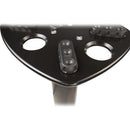 Ultimate Support  Ms9036B Ms-9036 Second-Generation Column Studio Monitor Stands Black Pair - Red One Music