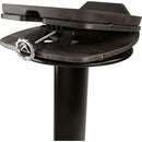 Ultimate Support Ms100B Second-Generation Column Studio Monitor Stands Black Pair - Red One Music