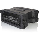 Gator G-PROR-4U-19 Boîtier de rack moulé par rotation avec roues et poignée - 4U, 19" de profondeur 