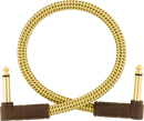 Câble pour instrument angle/angle Fender Deluxe Series 1' - Tweed