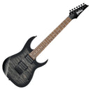 Ibanez GRG7221QATKS Gio Series 7 String Electric Guitar (Quilted Maple Black)