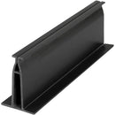 Piste murale médiane primacoustique, haut de pardial 4 'charge supérieure 2 ", carré - noir, pack 10