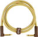 Câble pour instrument angle/angle Fender DELUXE Series (Tweed) - 3'