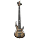 ESP E-II BTL-5 - Basse électrique 5 cordes avec micros Seymour Duncan et égaliseur actif 3 bandes - Black Natural Burst