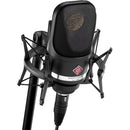Neumann TLM 107 Microphone à condensateur multi-motifs à large membrane (noir)