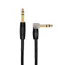Boss BCC-3-TRA 1/4” TRS Cable, Angled/Straight - 3ft