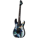 Ltd Kh-Wz Kirk Hammett Signature Series Electric Guitar White Zombie - Red One Music