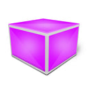 ProX XSA-2X2-16 LUMOStage™ Section de rehausse de plate-forme en acrylique de 2 pi x 2 pi x 16 pouces de hauteur avec pinces et 2 couvercles latéraux en acrylique