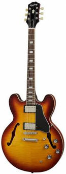 Epiphone IGES335F Guitare électrique semi-creuse ES-335 série figurée (Raspberry Tea Burst)
