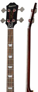 Epiphone EBJC Jack Casady Basse électrique semi-creuse (Bourgogne pétillante)