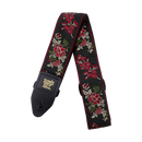 Ernie Ball 4142EB Sangle de guitare jacquard rose rouge