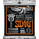 Ernie Ball 3115EB Cordes de guitare électrique avec revêtement Skinny Top Heavy Bottom - .010-.052