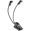 K & M 12243 Music Stand Light, Double LED FlexLight (Black) - Red One Music