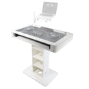 ProX XZF-DJCTWCASE Control Tower DJ Podium Stand Travel Case for Pioneer XDJ-XZ, DDJ-1000 SRT, DDJ-SZ2, and DDJ SX-3 - White
