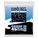 Ernie Ball 2806EB Cordes de basse à bobinage plat Groupe III - .045-.100