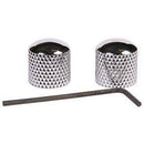 Profile P195 Telecaster 2 Knob Set (Chrome)