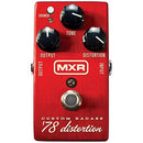 MXR M78 Custom Badass Pedal Custom Badass 78 Pédale de distorsion W4 Câbles gratuits