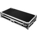 Odyssey FZ12CDJWXD2 - Flight case cercueil extra-profonde pour table de mixage DJ 12" et deux lecteurs multimédia grand format - Noir et argent