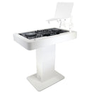 ProX XZF-DJCTWCASE Control Tower DJ Podium Stand Travel Case for Pioneer XDJ-XZ, DDJ-1000 SRT, DDJ-SZ2, and DDJ SX-3 - White