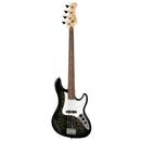 Cort GB24JJ-TBK Bass - Basse électrique avec micros style J - Trans Black