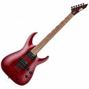 ESP LTD MH-200QM NT Electric Guitar (See-Thru Black Cherry)