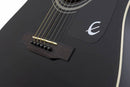 Epiphone DR100 Dreadnaught Songmaker Guitare acoustique (ébène)