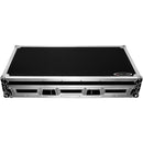 Odyssey FZ12CDJWXD2 - Flight case cercueil extra-profonde pour table de mixage DJ 12" et deux lecteurs multimédia grand format - Noir et argent