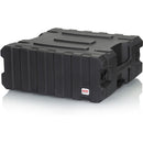 Gator G-PROR-4U-19 Boîtier de rack moulé par rotation avec roues et poignée - 4U, 19" de profondeur 